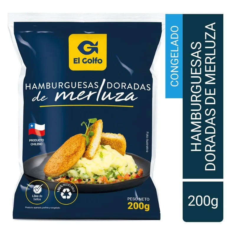 Hamburguesas de Merluza Congeladas 2 un.