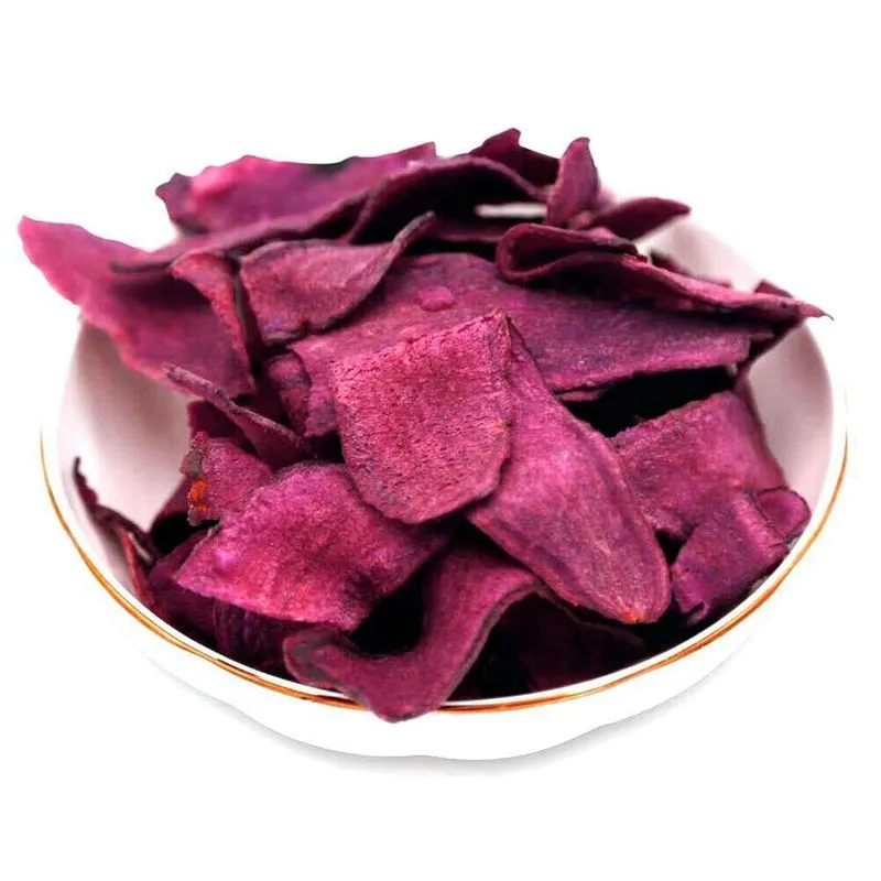 Chips De Batata Doce Roxa Snack 100% Vegano 250g
