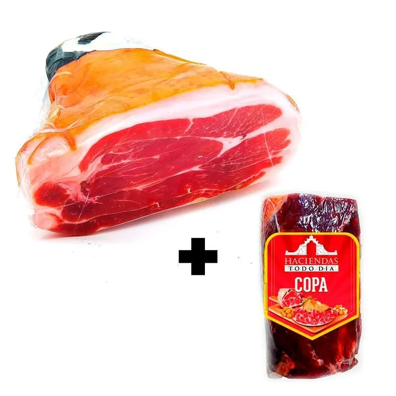 Presunto Parma Italiano Pedaço 2kg + 1 Copa Haciendas 350g