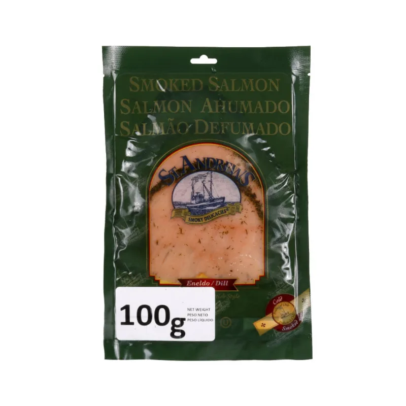 Salmón Ahumado Con Eneldo X 100 Gr.