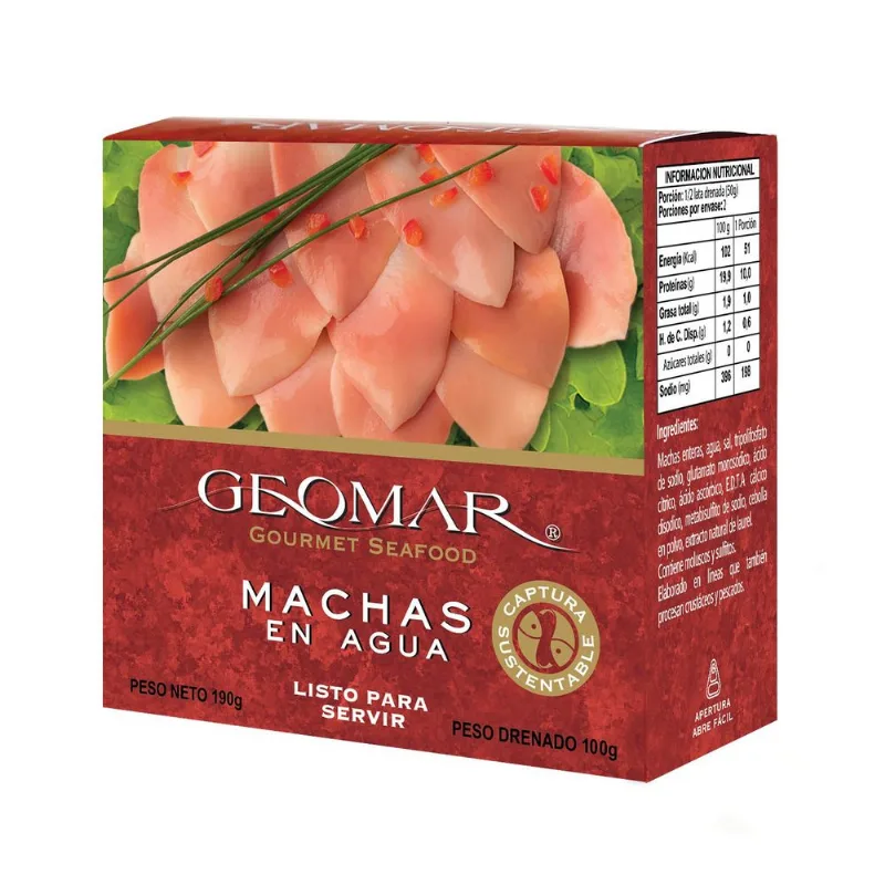 Machas Al Agua Geomar 100 g drenado