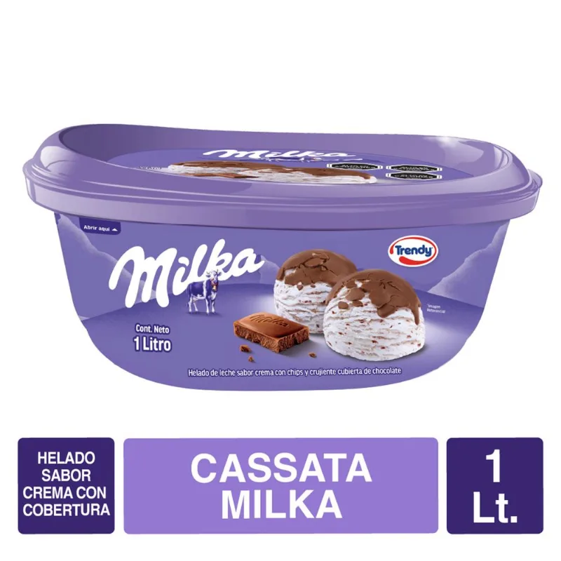 Helado Trendy Milka 1 L