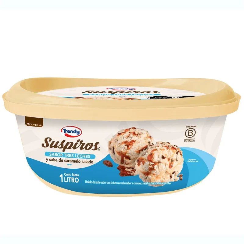 Helado Trendy Suspiros Tres Leches 1 L
