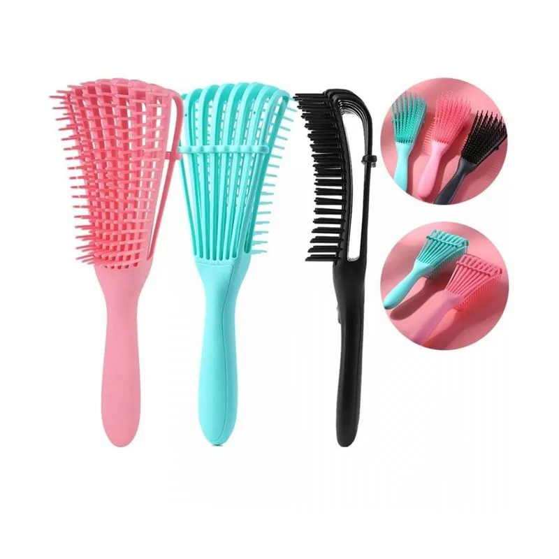 Escova Encaracolado Cabelo Cacheado Crespos + Touca De Cetim