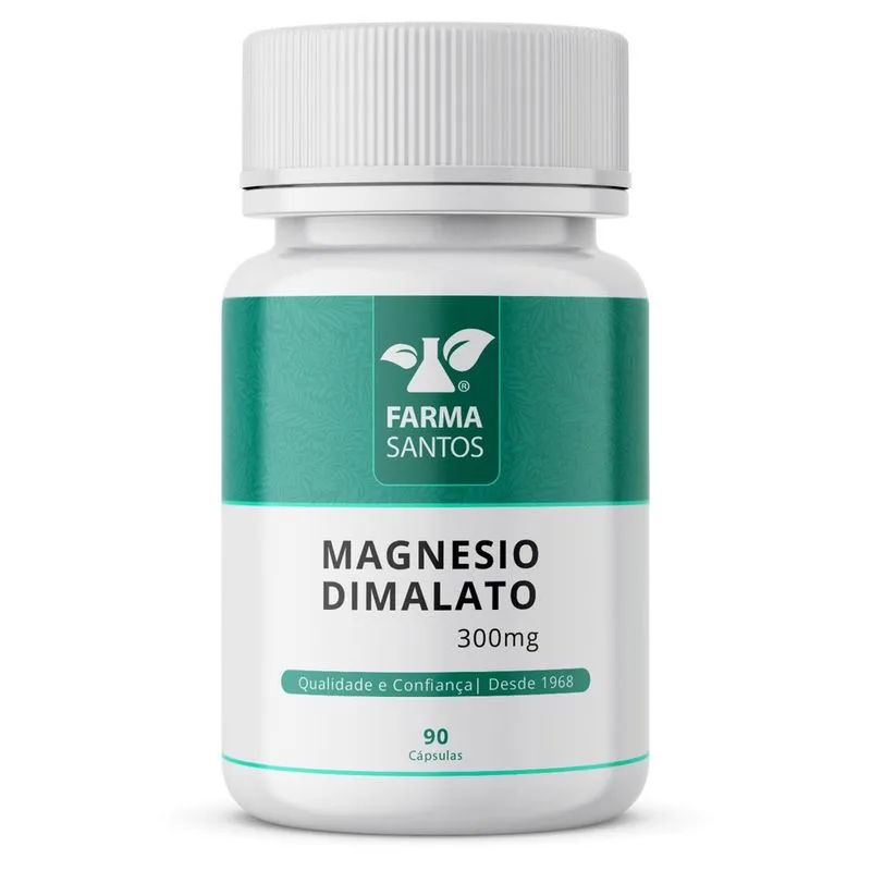 Magnésio Dimalato 300mg 90 Cápsulas