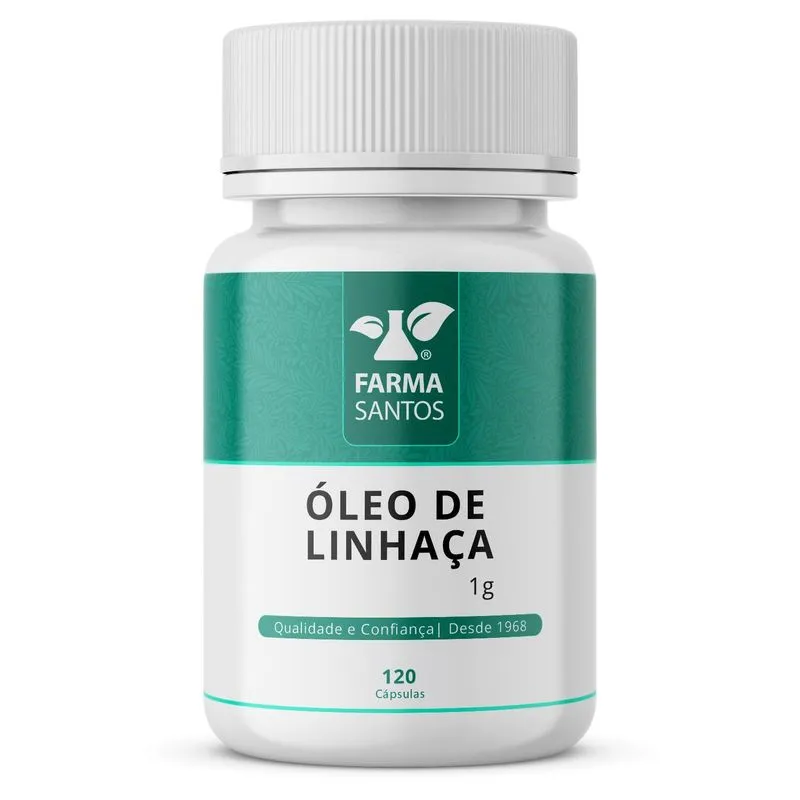 Óleo De Linhaça 1g 120 Cápsulas