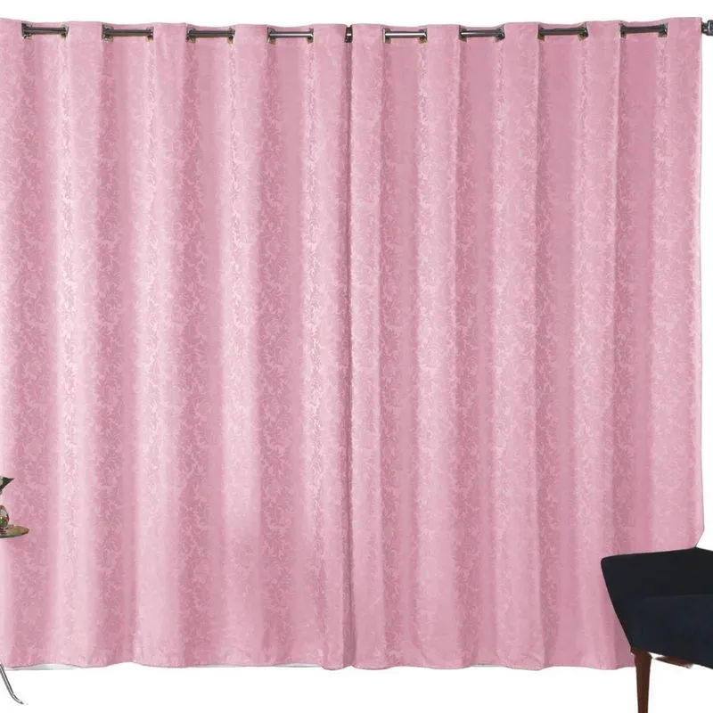 Cortina Sala Jacquard 5.00M X 2.60M Semi Blackout Requinte