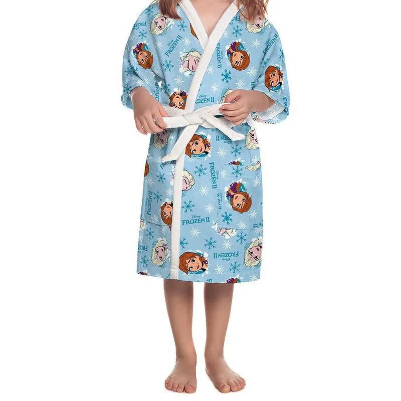 Roupao Infantil Aveludado Frozen Lepper P