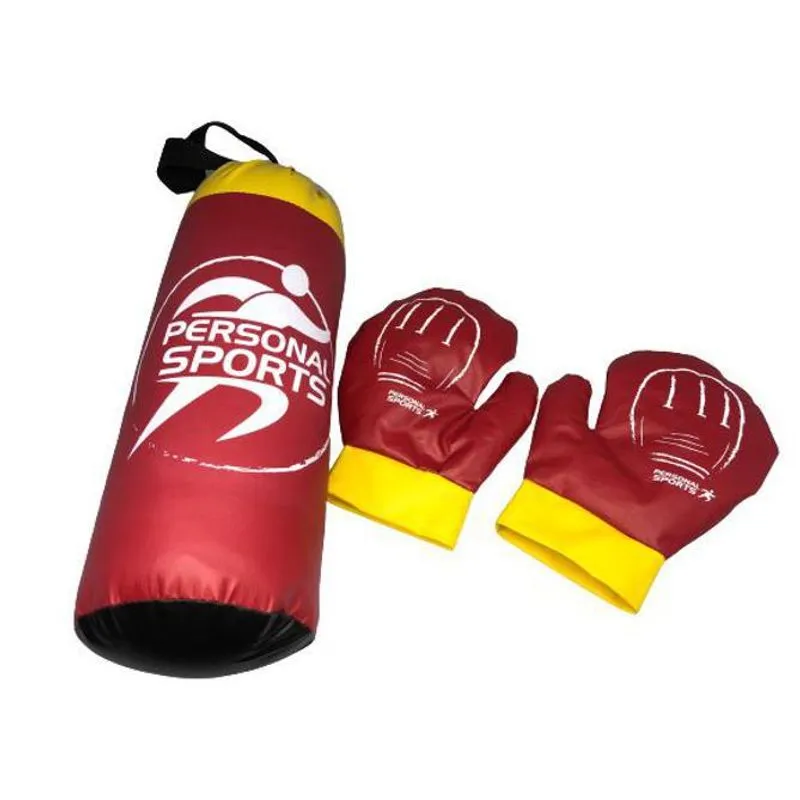 Mini Saco De Pancada Infantil Par De Luvas Personal Sports