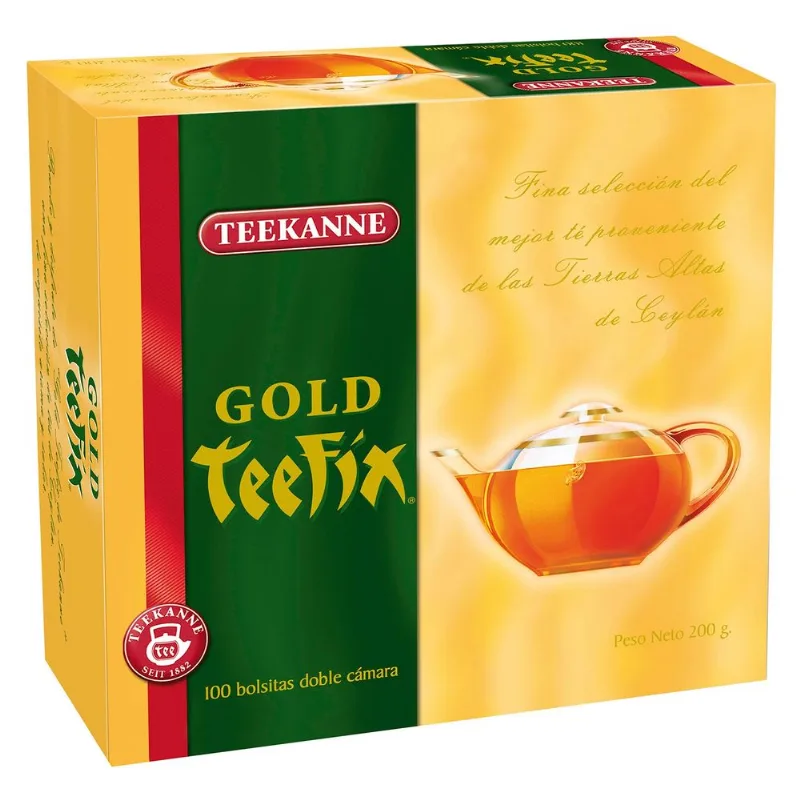 Té Ceylán Teefix 100 un. Caja 200 g