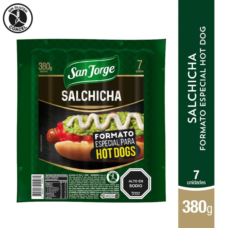 Salchicha Hotdog 380 g