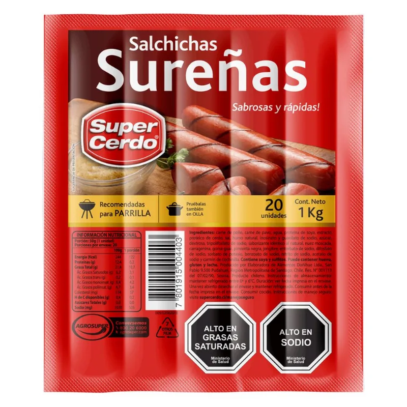 Salchichas 1 kg