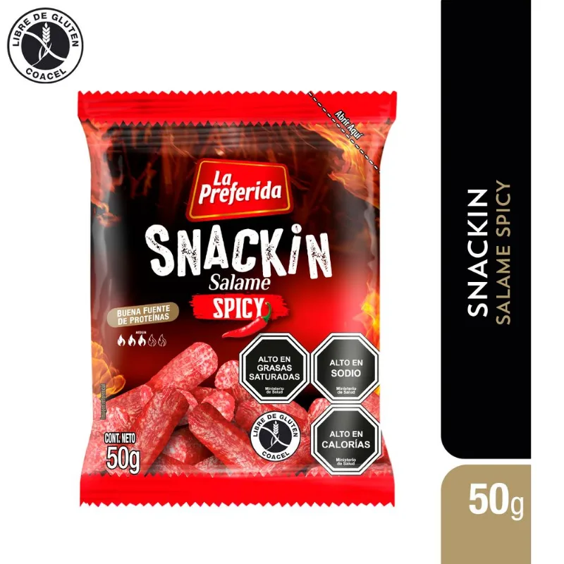 Salame La Preferida Snackin Spicy 50 g