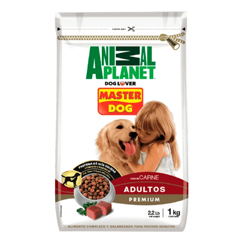 Master Dog Adulto Sabor a Carne 1kg