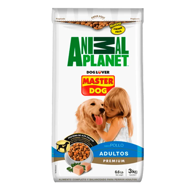 Master Dog Adulto Sabor a Pollo 3kg