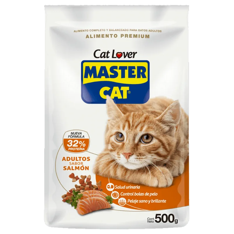 Alimento Gato Adulto Sabor Salmón|500g Alimento para Gato Adulto Sabor Salmón|500g