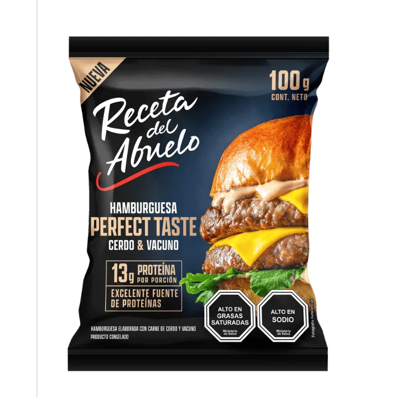 Hamburguesa Receta del Abuelo Perfect Taste 100 g
