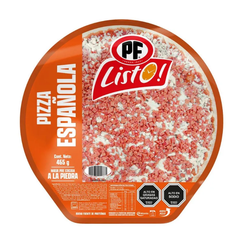 Pizza Española Listo 465 g