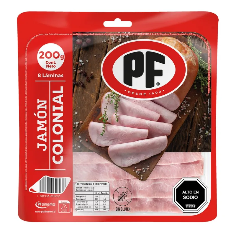Jamón Colonial Pf 200 g