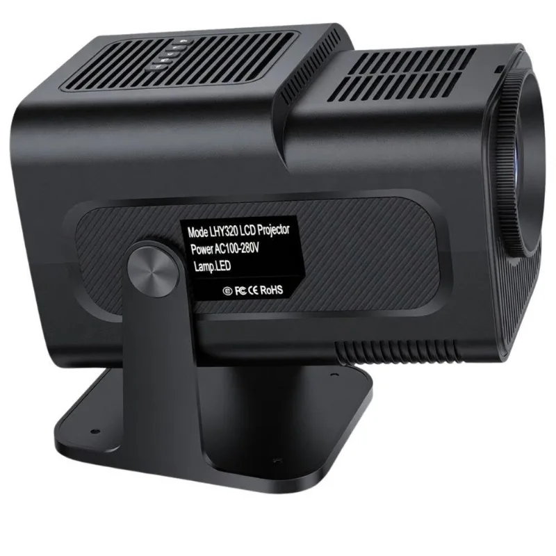 Projetor Portátil Mdm Hy320 Para Cinema 390 Ansi Lumens Bivolt Led Preto