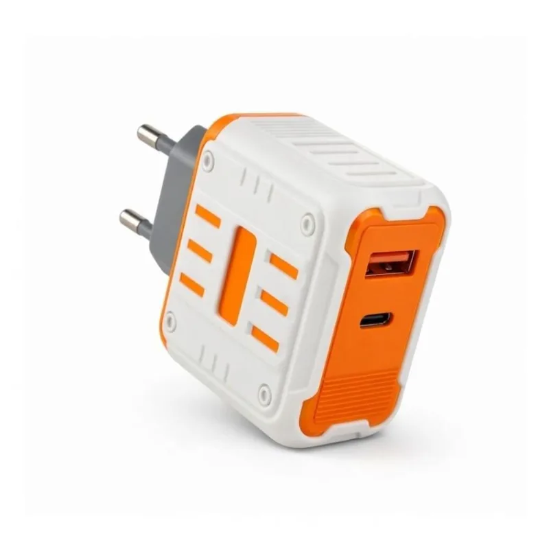 Carregador GAN Turbo 65W PD QC Rápido com 2 Portas