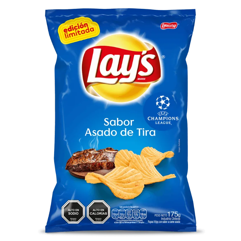Papas Fritas Lay's Sabor Asado de Tira 175 g