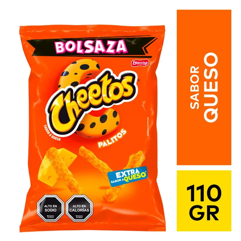 Cheetos Palitos Sabor A Queso 110 g