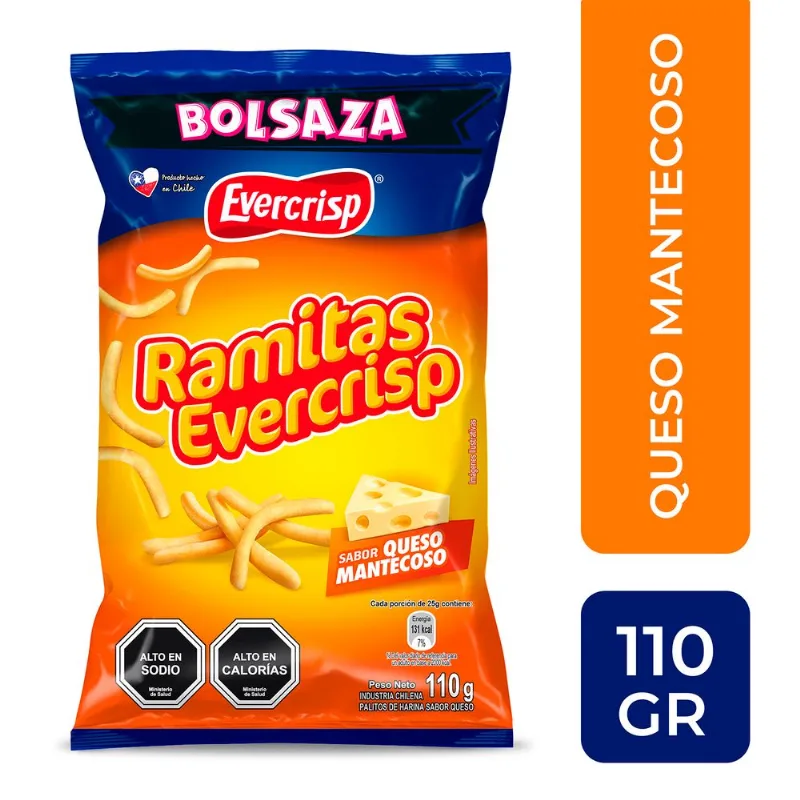 Ramitas Evercrisp Queso 110 g