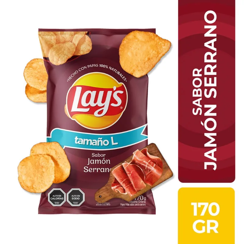 Papas Fritas Lay's Jamón Serrano 170 g