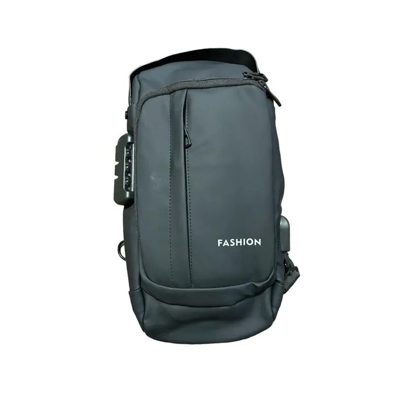 Bolsa Transversal Pochete Peitoral Ombro Bag Com Saída Usb