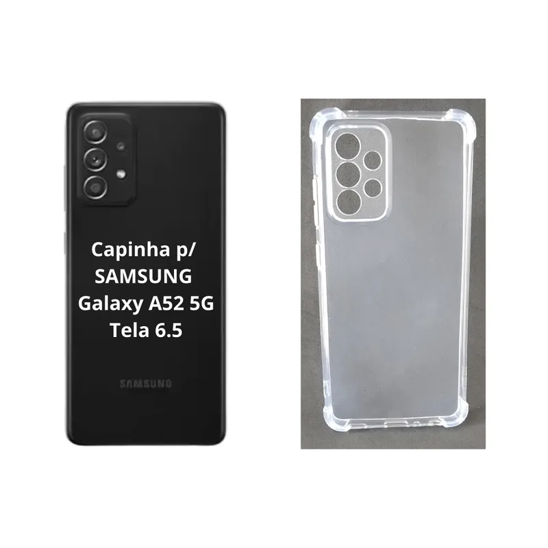 Capa Para A52 5g Samsung Anti Queda Com Proteção Na Câmera