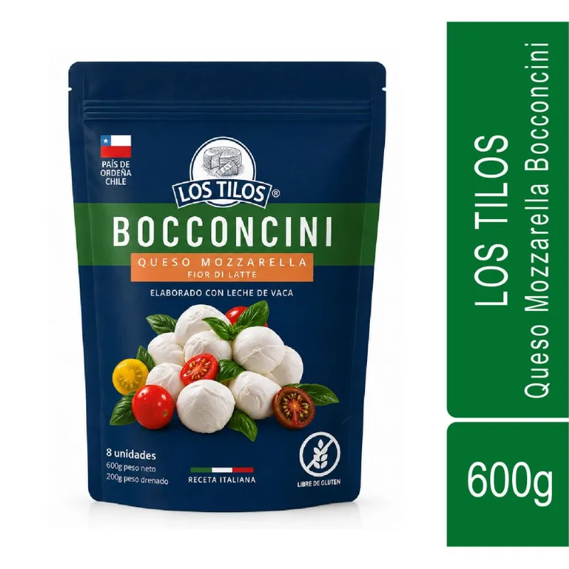 Queso Mozzarella Bocconcini Los Tilos 200 g