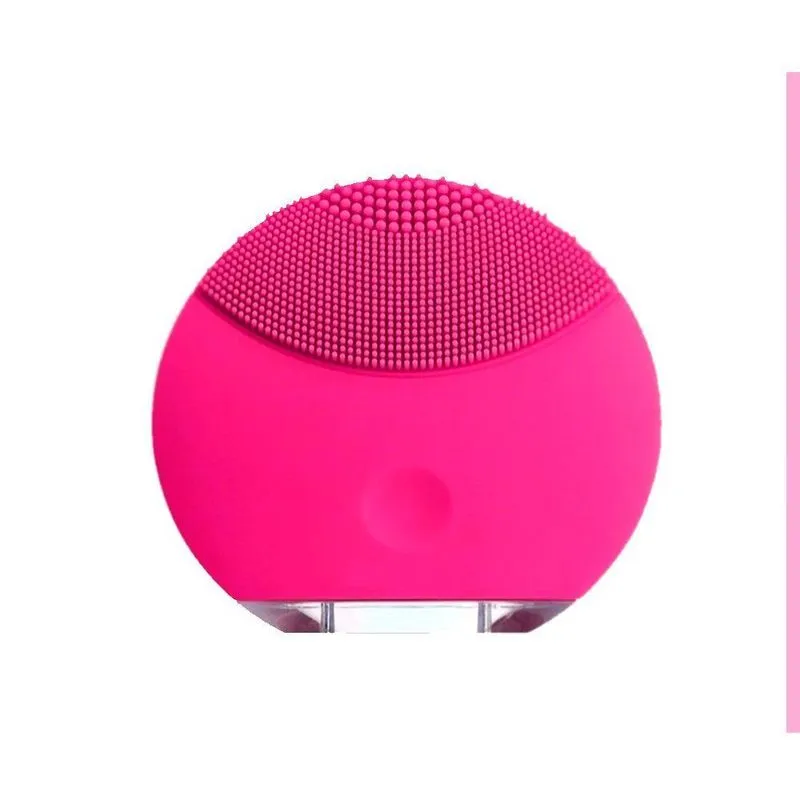 Esponja Massagedora Eletrica 24 Unds Limpeza Facial Rosa