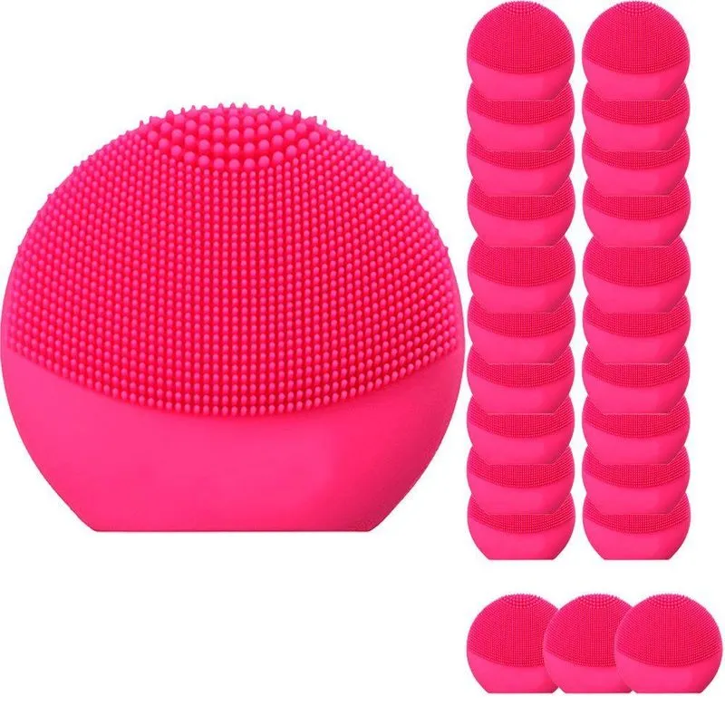 Esponja Massagedora 24unds Eletrica Limpeza Facial Mini Usb