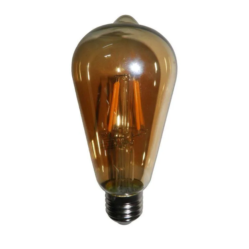 Lampadas De Led Kit 6 Multi Filamento Retro Vintage Bivolt 30w Iluminação