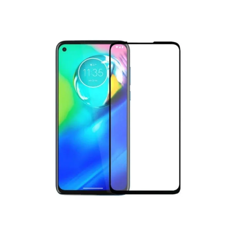 Película 3D Preta Para Moto G8 Power Proteção Total