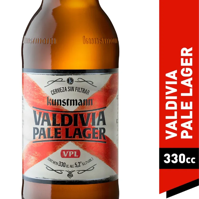 Cerveza Kunstmann Pale Ale 5.2° 330 cc