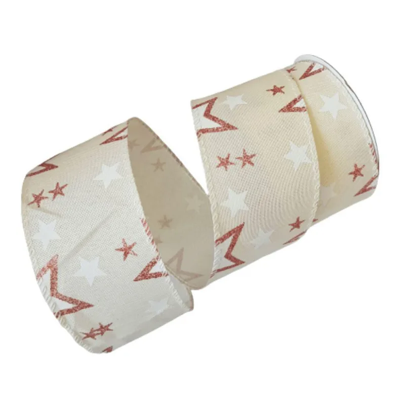 Fita Decorativa Natal Aramada Estrela Comp 9.14m
