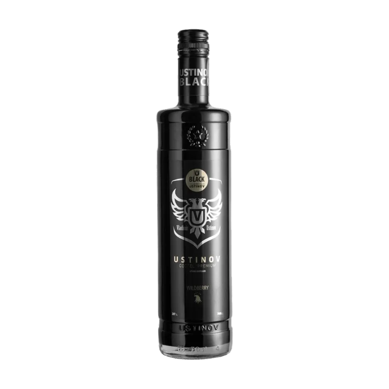 Vodka Ustinov Black 20° 700 cc