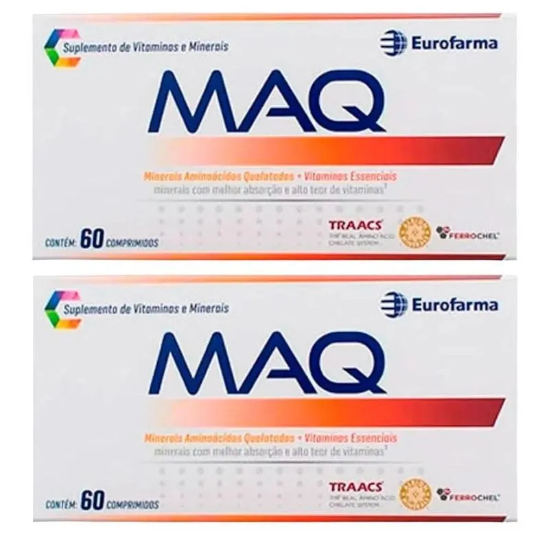 Kit 2 Caixas Maq 60 Comprimidos