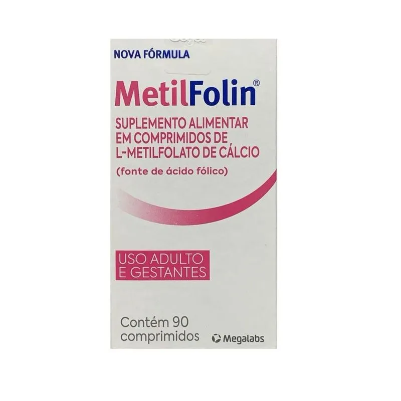 Caixas Suplemento Alimentar Metilfolin 90 Comprimidos