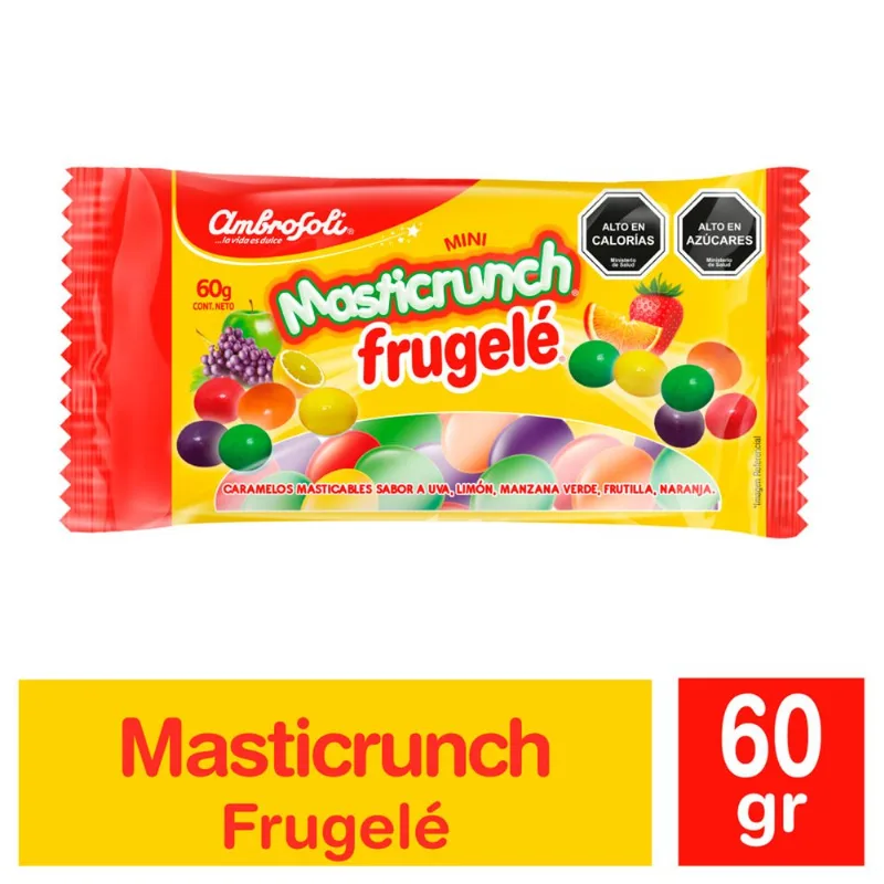 Caramelos Masticrunch Frugele 60 g