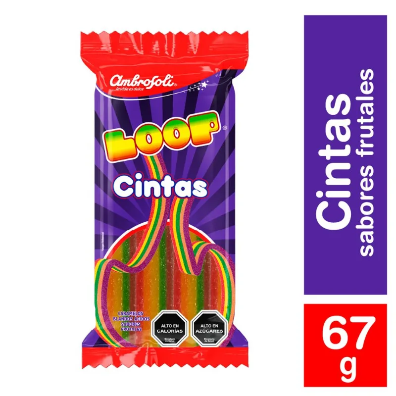 Gomitas Loop Cintas Frutal 67 g