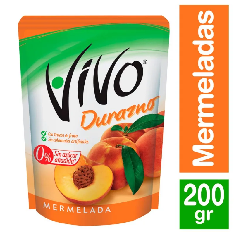 Mermelada Vivo Durazno 200 g