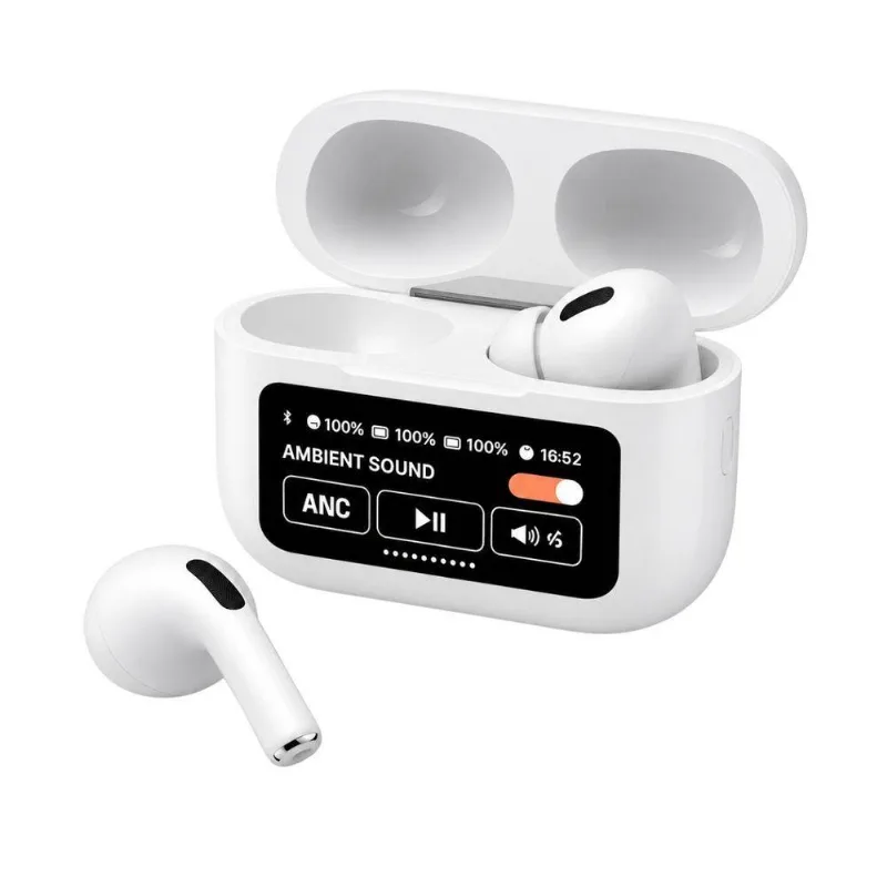 Fone Intra Auricular MDM Cancelamento de Ruído Som Estéreo HD Branco Bivolt