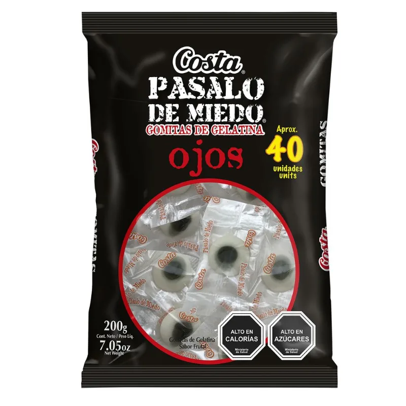 Gomitas Halloween de Gelatina Ojos 250 g
