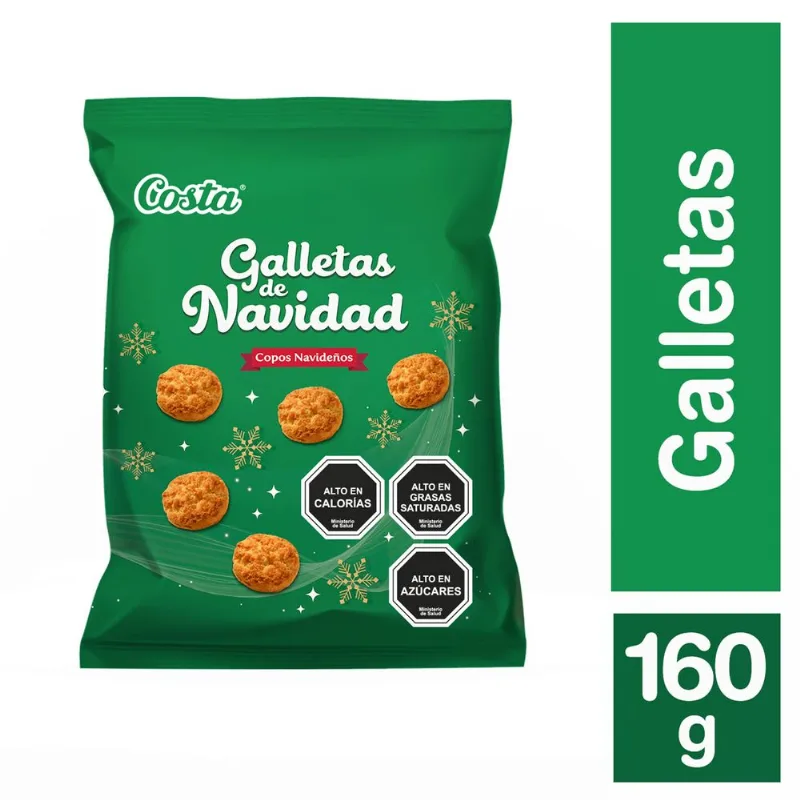 Galletas Copos Navideñas 160 g