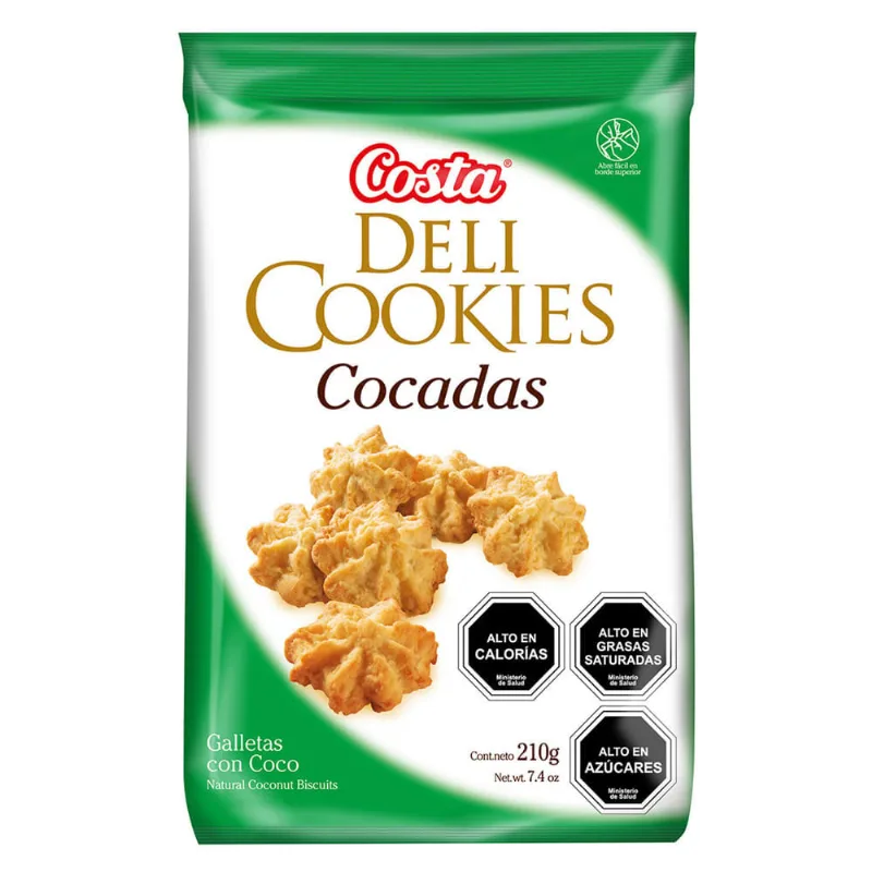 Galletas Deli Cookies Coco 210 g