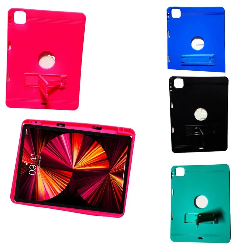 Capa Anti Queda Silicone com Suporte compatível Ipad Pro 11 - 11 polegadas Capinha Slim