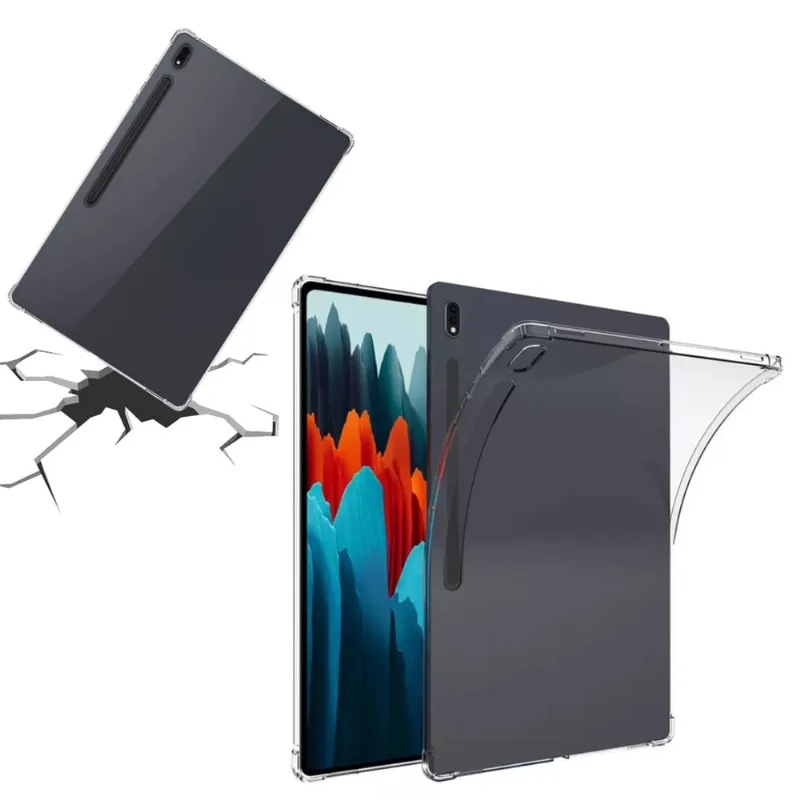 Capa Transparente Anti queda p/ Tablet Samsung Galaxy Tab S7 Fe 12.4